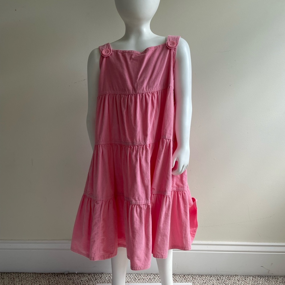 GAP Pink Tiered Casual Kids Dress